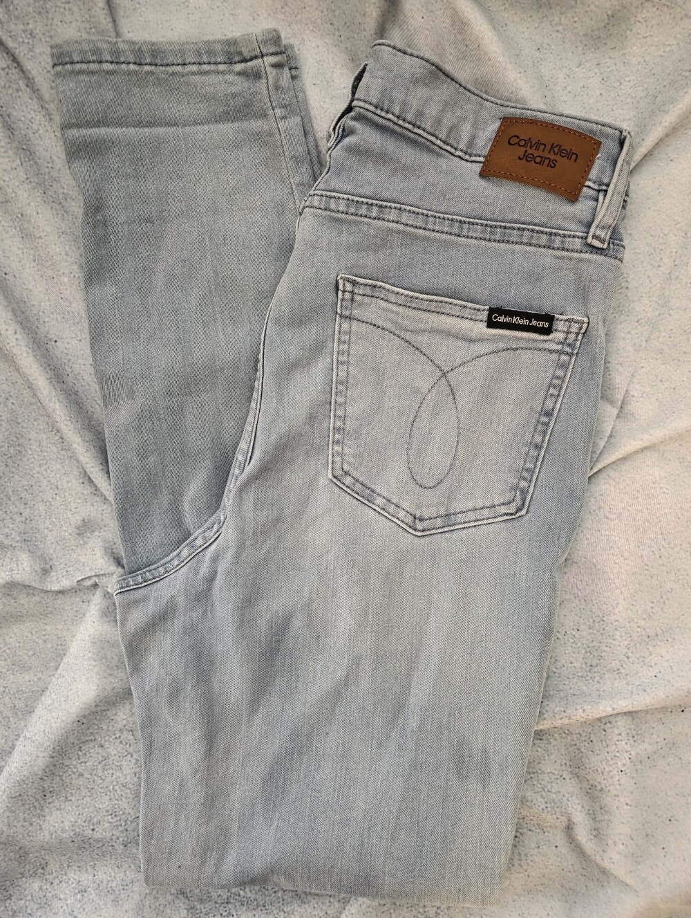 Calvin Klein Jeans Light Blue Skinny High-Rise Jeans